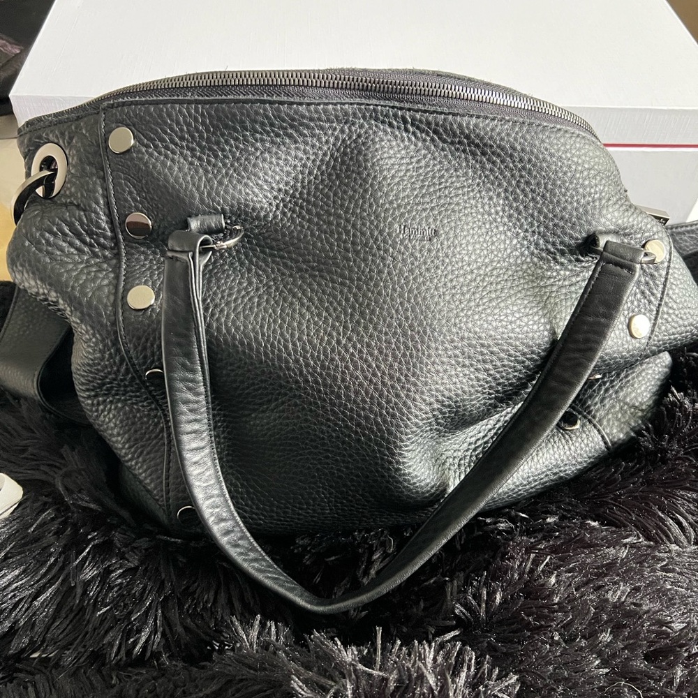NWOT!! Hammitt Daniel Black LARGE Pebble Leather Tote with dust bag and box.